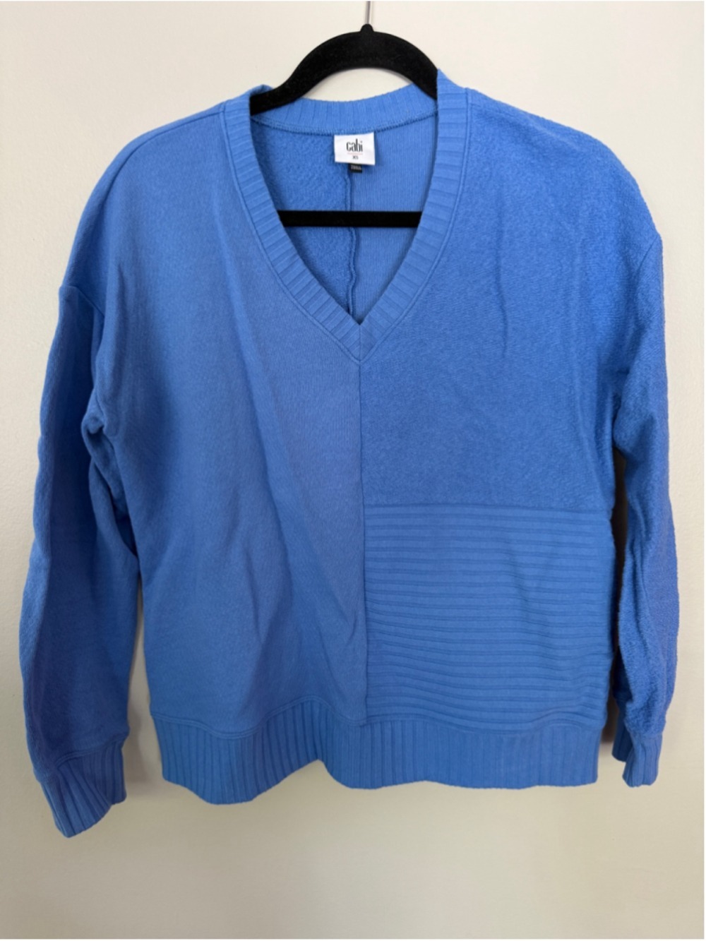 NWT Cabi Skipper Sweatshirt Blue Size XS